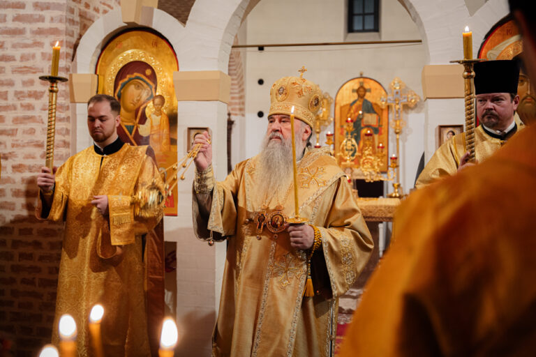 В нашем храме совершено Богослужение Архиерейским чином